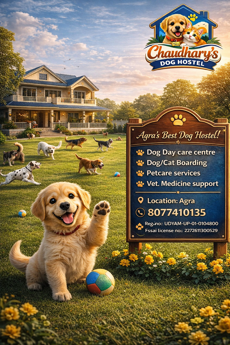 Chaudhary's Dog Hostel (A Complete Dog Care)