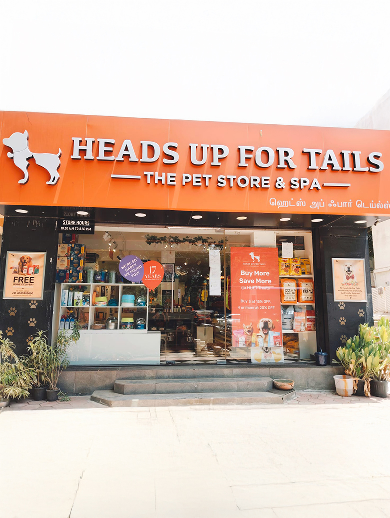 Heads Up For Tails Pet Store & Spa - Kotturpuram, Chennai
